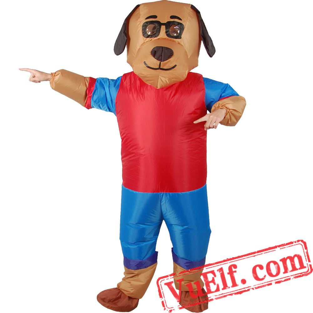 Inflatable Dog Costume
 Dog Inflatable Blow Up Costume