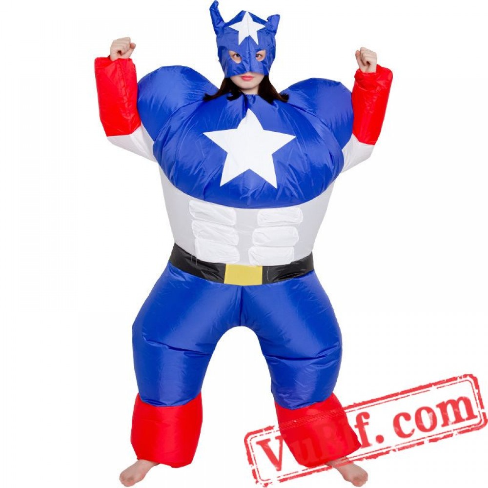 captain america blow up doll