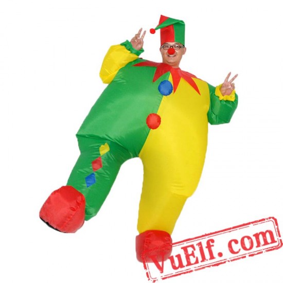 Clown Inflatable Blow Up Costume