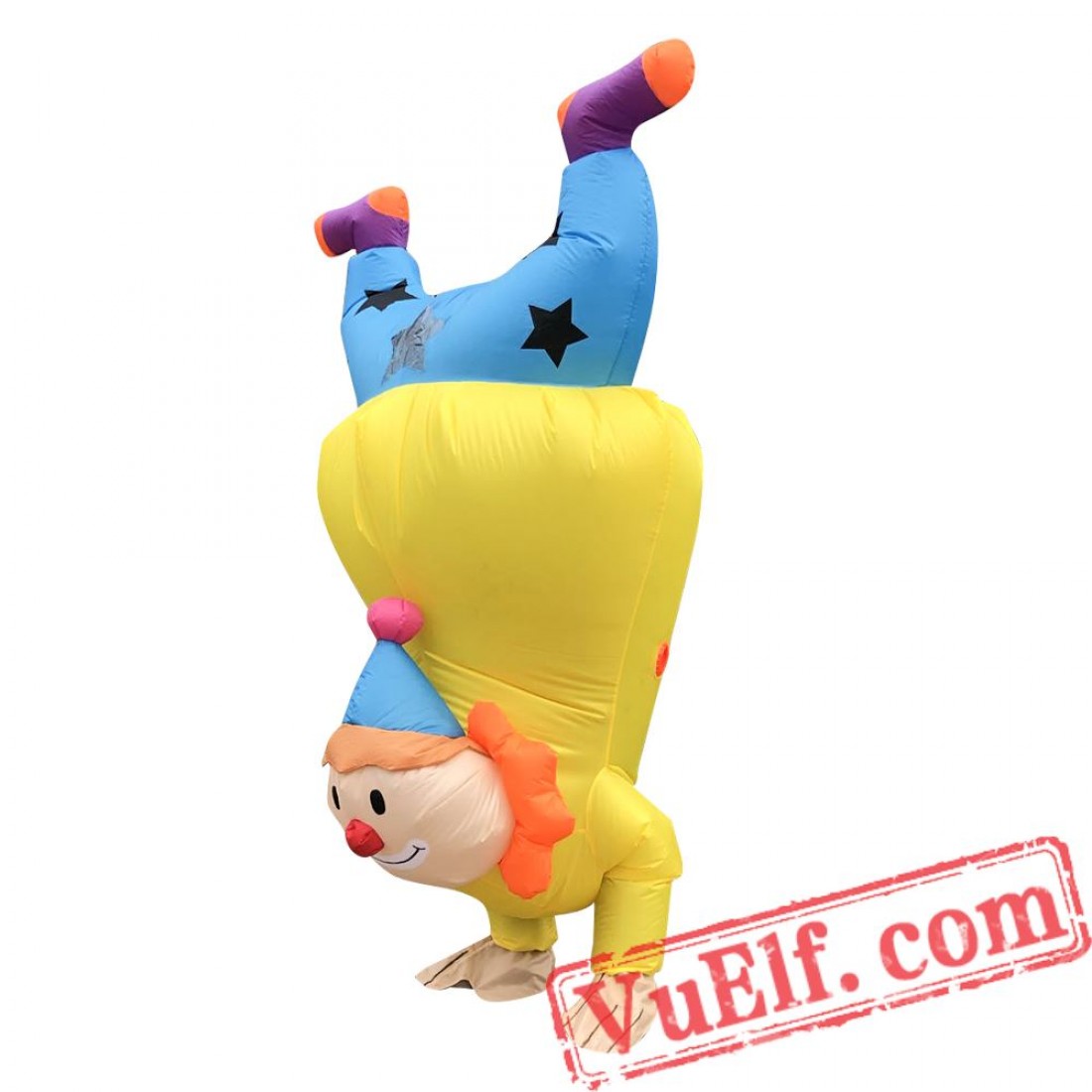 Funny Blow Up Costumes
 Adult Funny Handstand Clown Inflatable Blow Up Costume