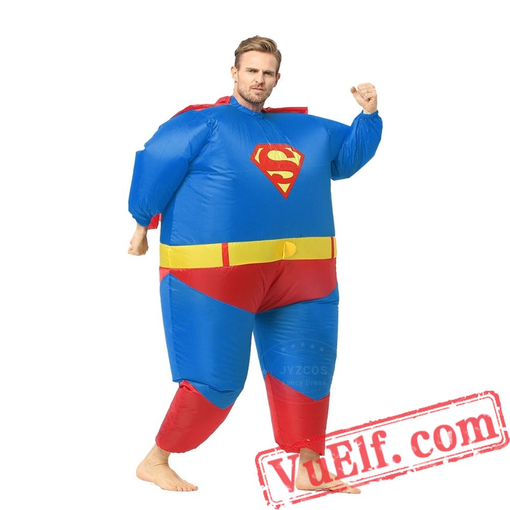 Adult Superman Inflatable Blow Up Costume 9582