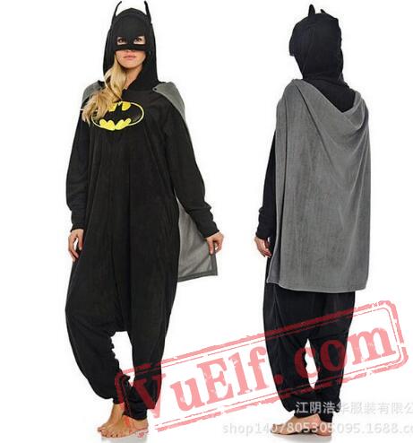 Superhero Batman Onesie Costumes Pajamas for Adult Kigurumi