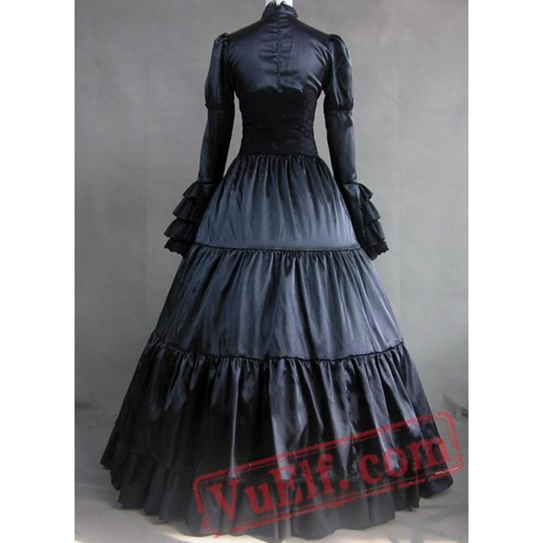 Платье Викторианская Готика чёрное