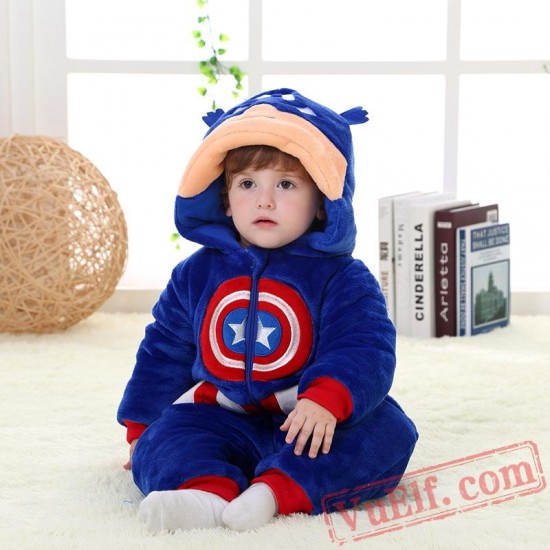 Baby US Captain Kigurumi Onesie Costume