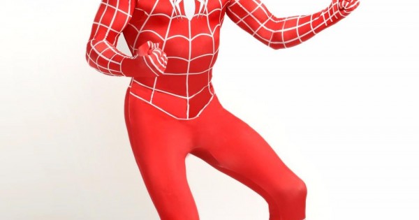 Red Spiderman Costumes - Lycra Spandex BodySuit