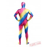 Multicolor Lycra Spandex Bodysuit Zentai Suit