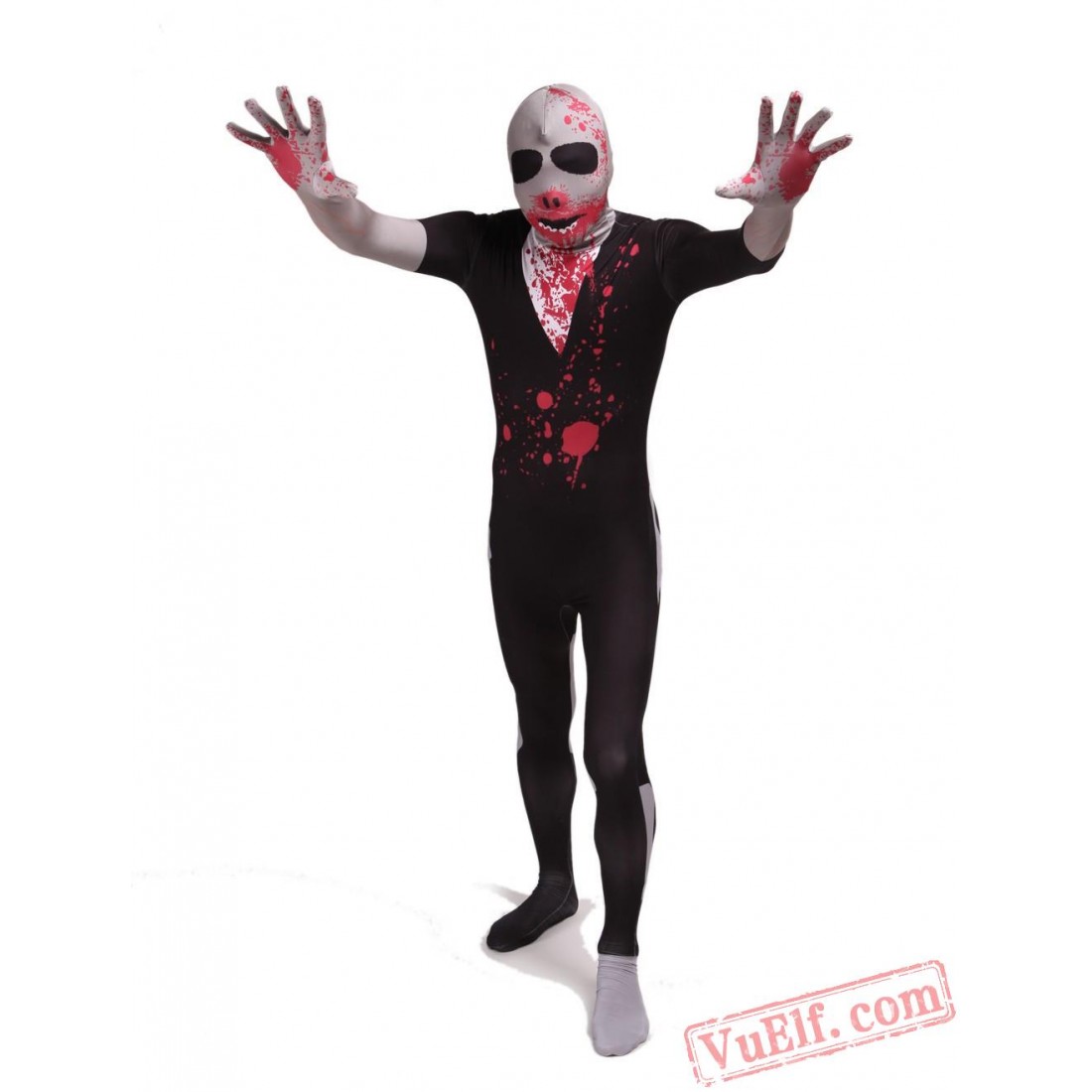 Harror Zombie Costumes Lycra Spandex Bodysuit Zentai Suit 6655