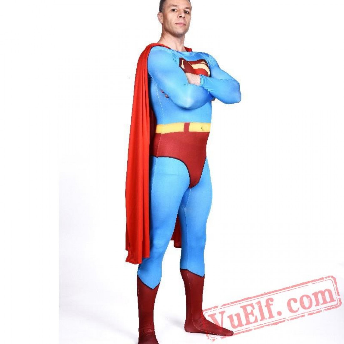 Superman Costumes Lycra Spandex Bodysuit Zentai Suit